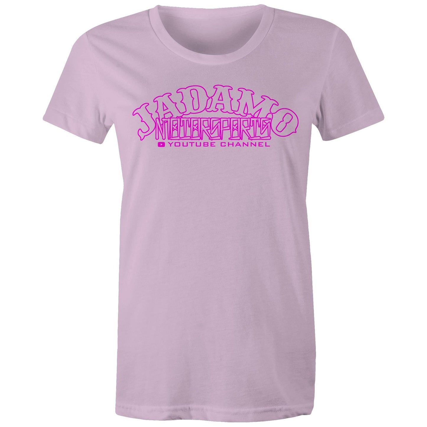Womens Pink Heavy Metal Tee