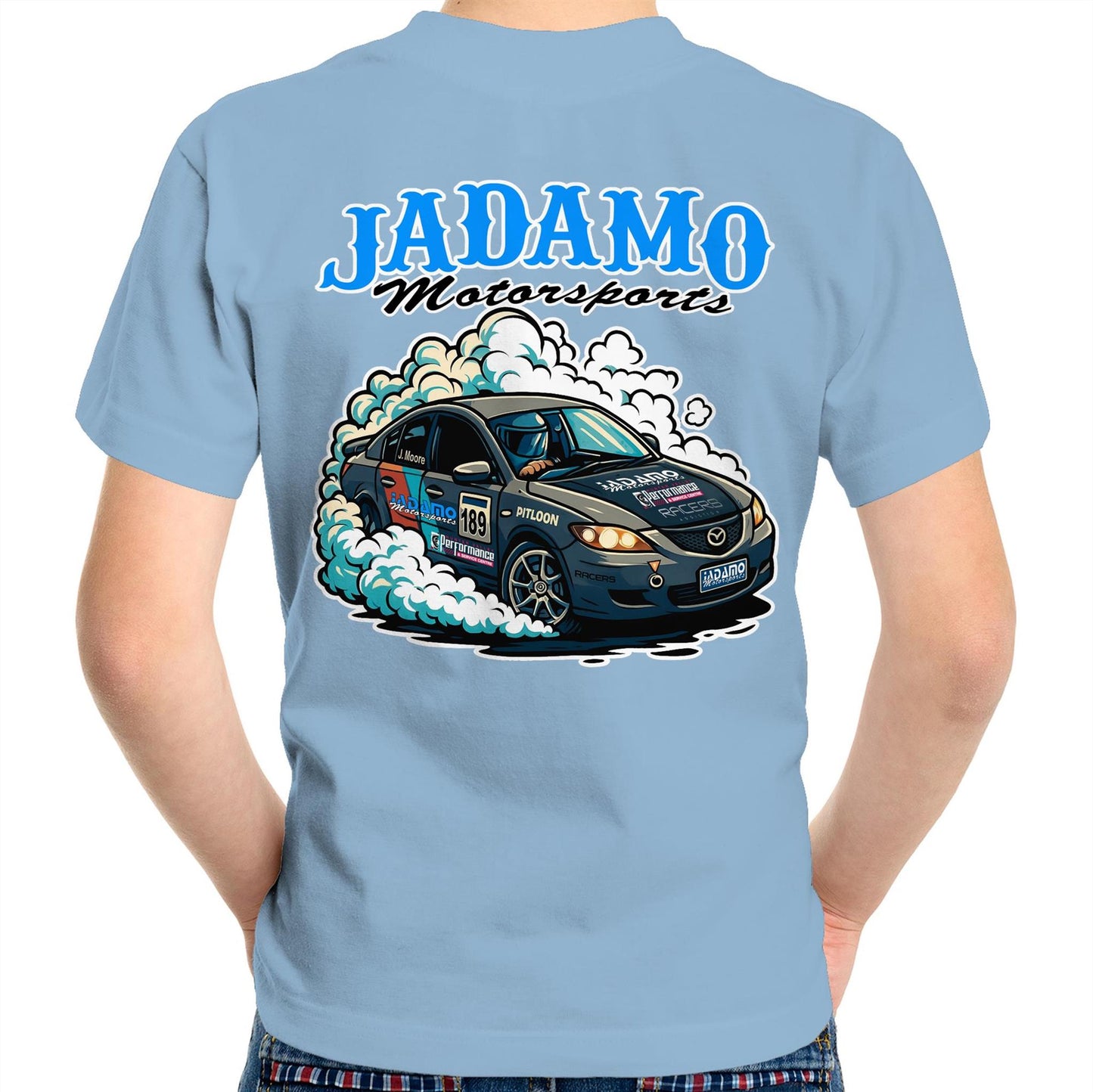 Jadamo Mazda 3 Burnout Kids Tee