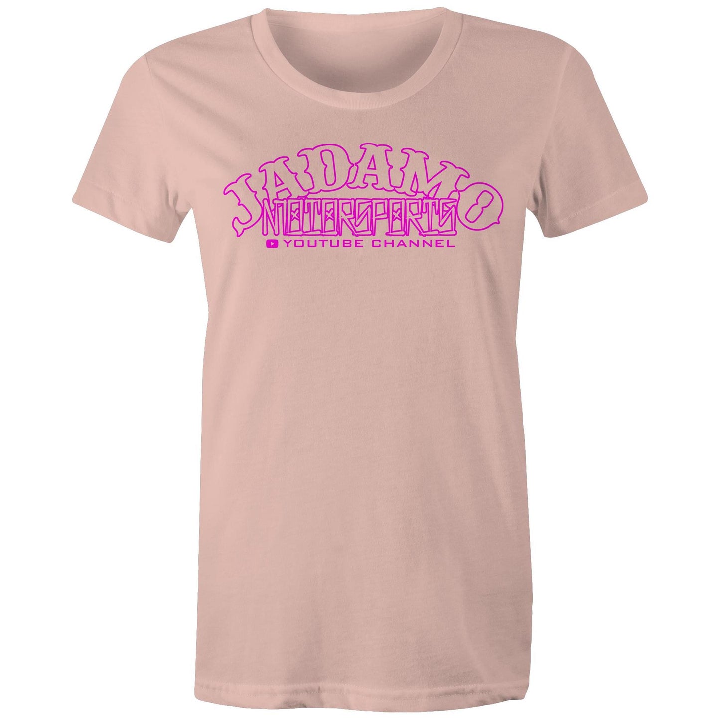 Womens Pink Heavy Metal Tee