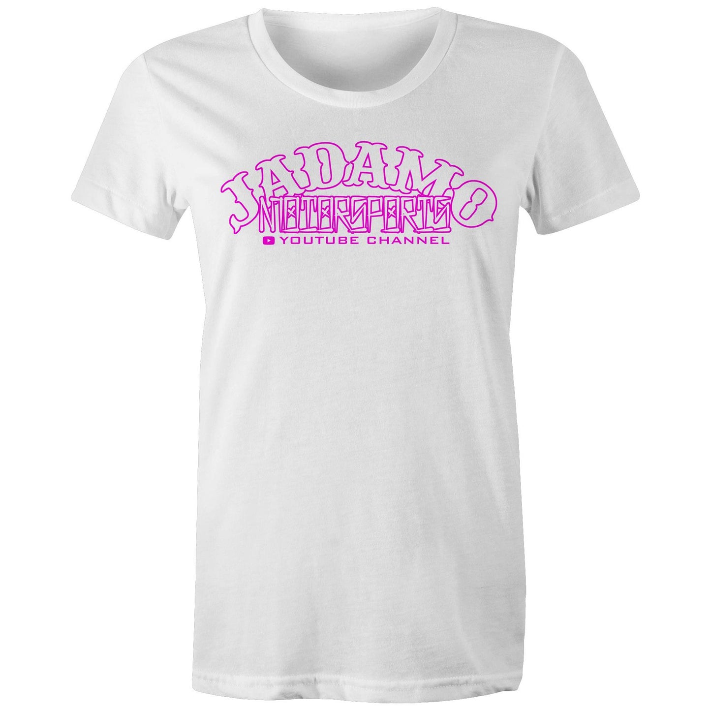 Womens Pink Heavy Metal Tee