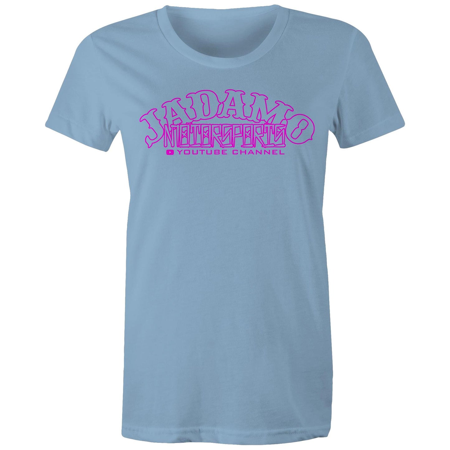 Womens Pink Heavy Metal Tee
