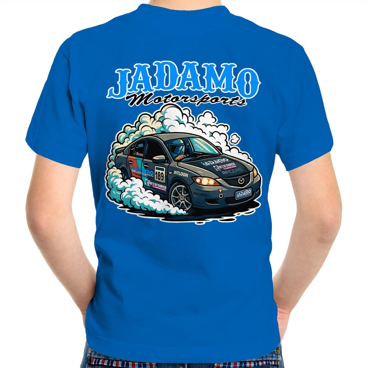 Jadamo Mazda 3 Burnout Kids Tee