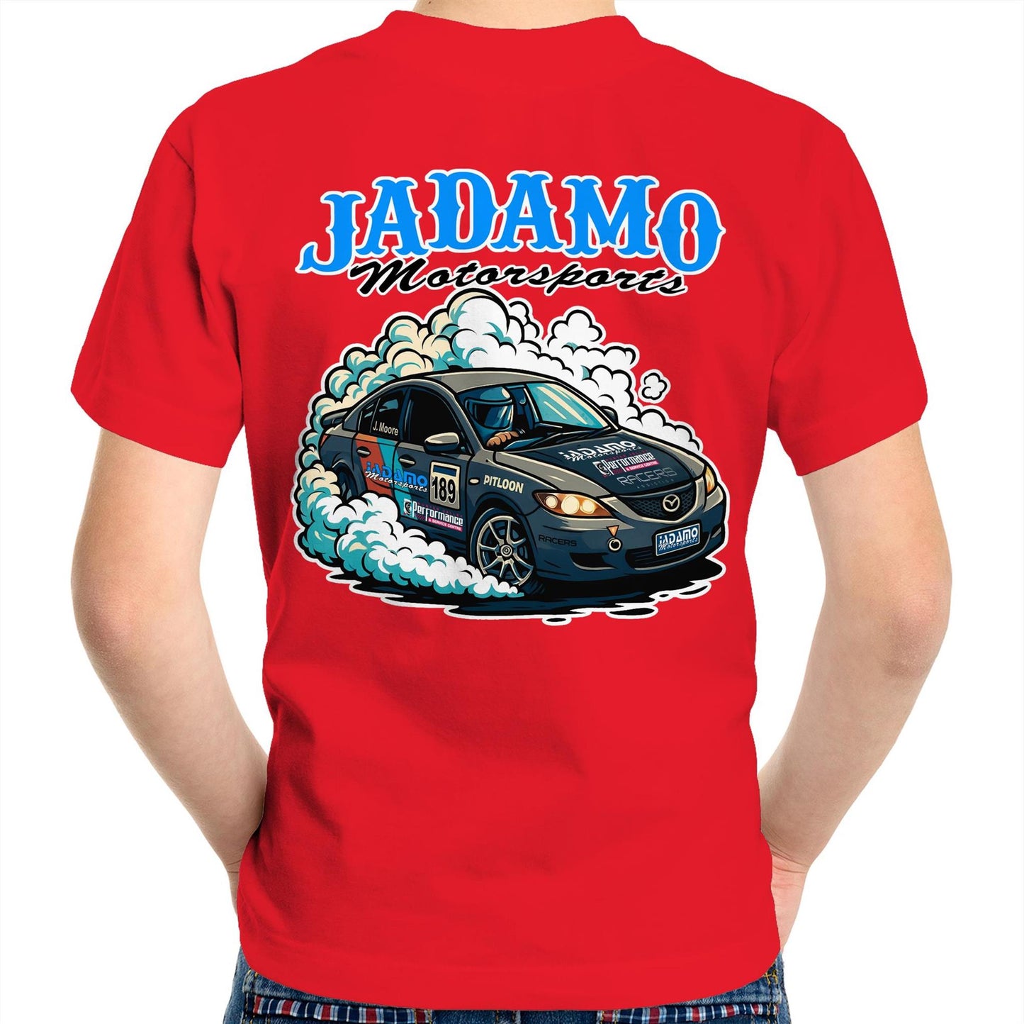 Jadamo Mazda 3 Burnout Kids Tee