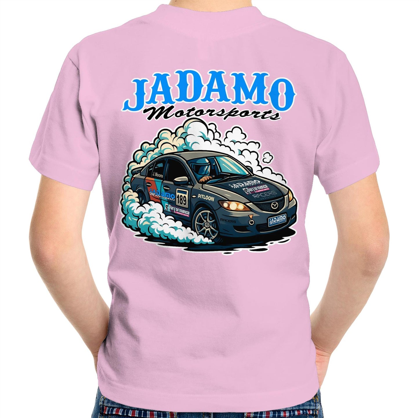 Jadamo Mazda 3 Burnout Kids Tee