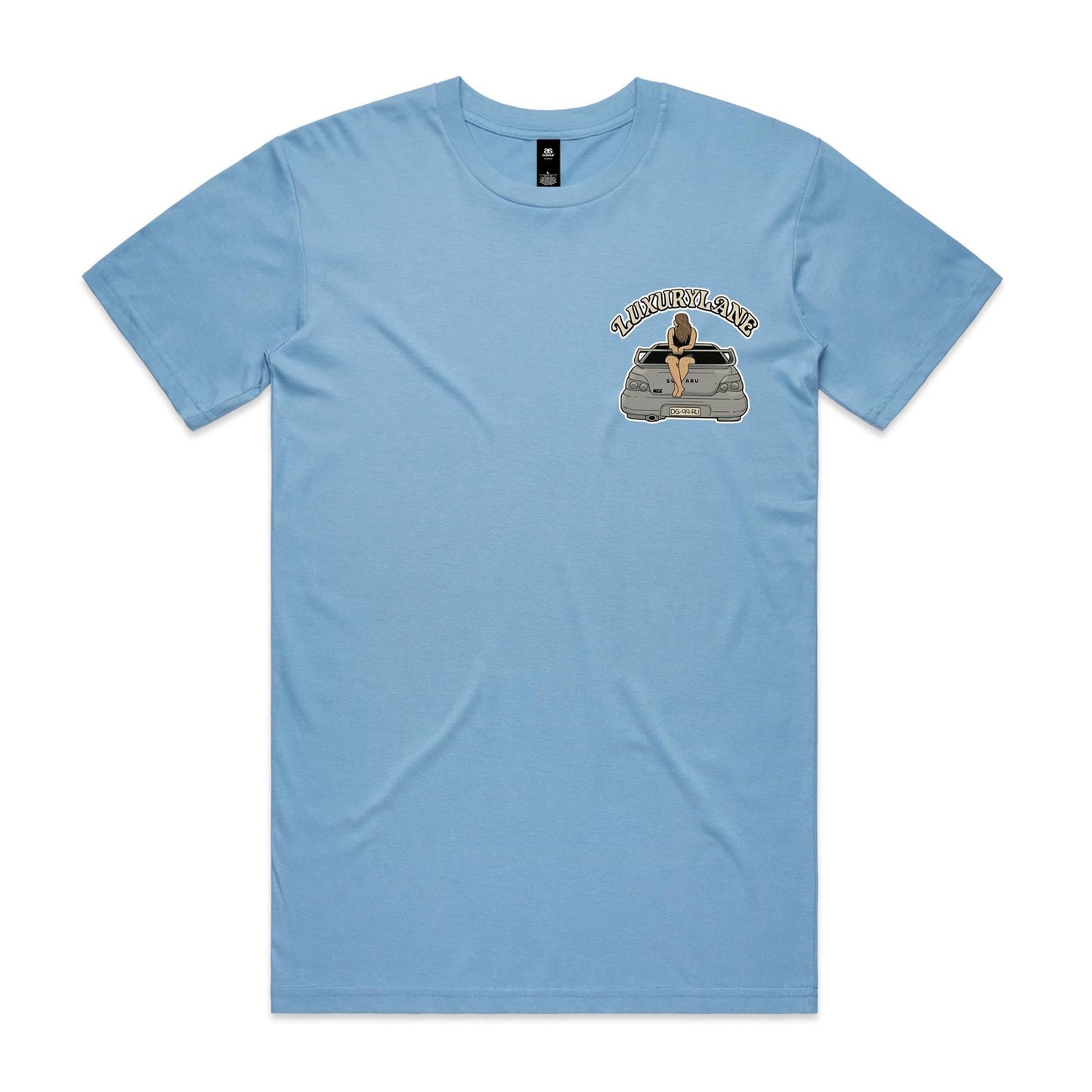 LUXURY LANE MENS AS Colour Staple Tee