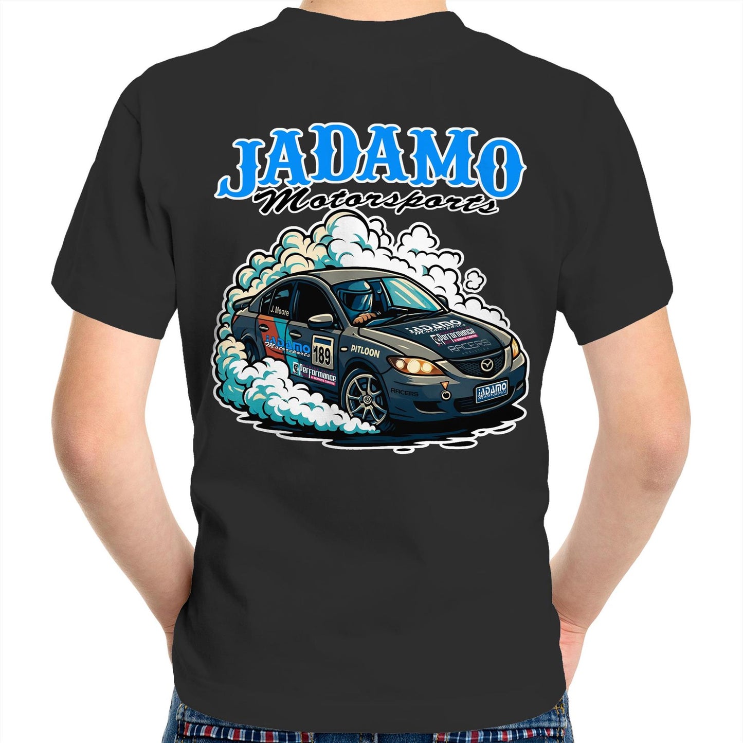 Jadamo Mazda 3 Burnout Kids Tee