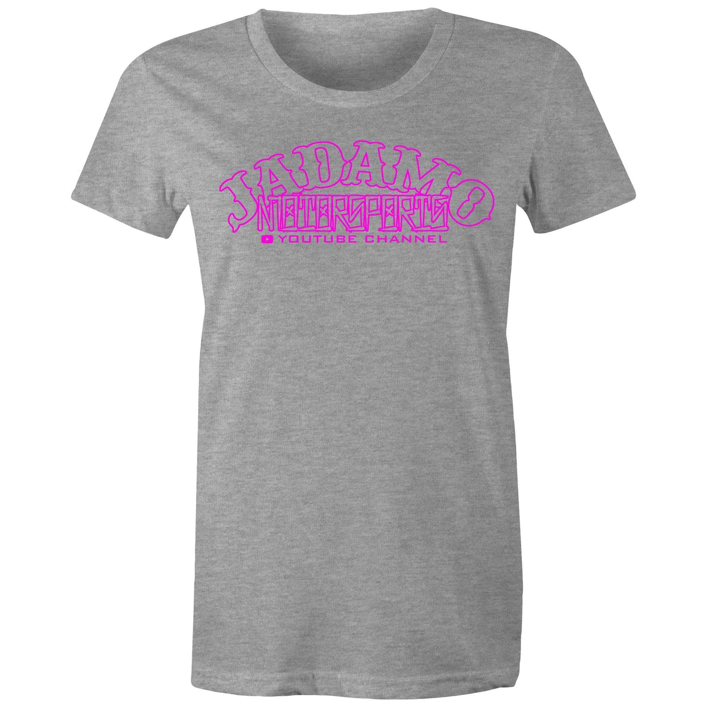 Womens Pink Heavy Metal Tee