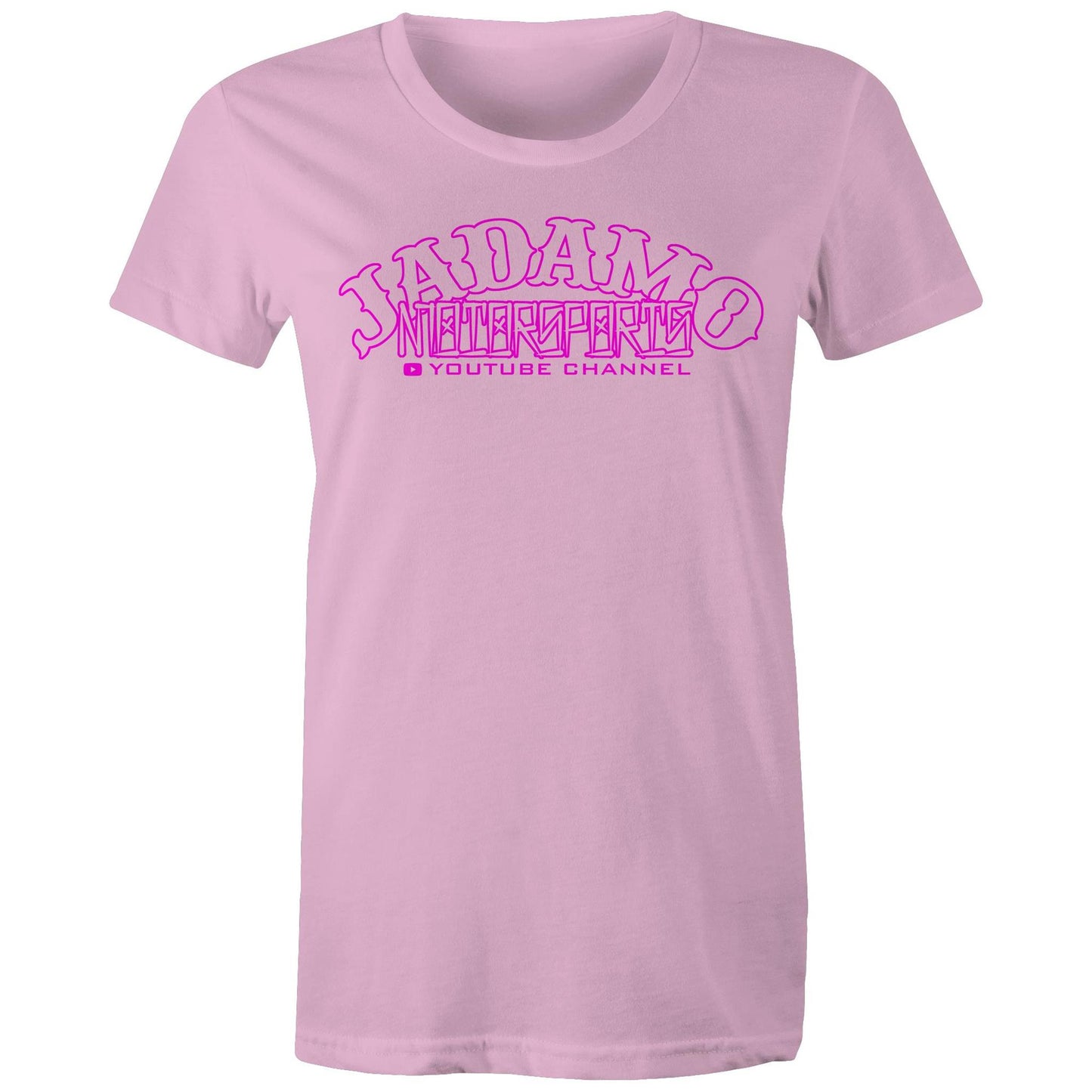 Womens Pink Heavy Metal Tee
