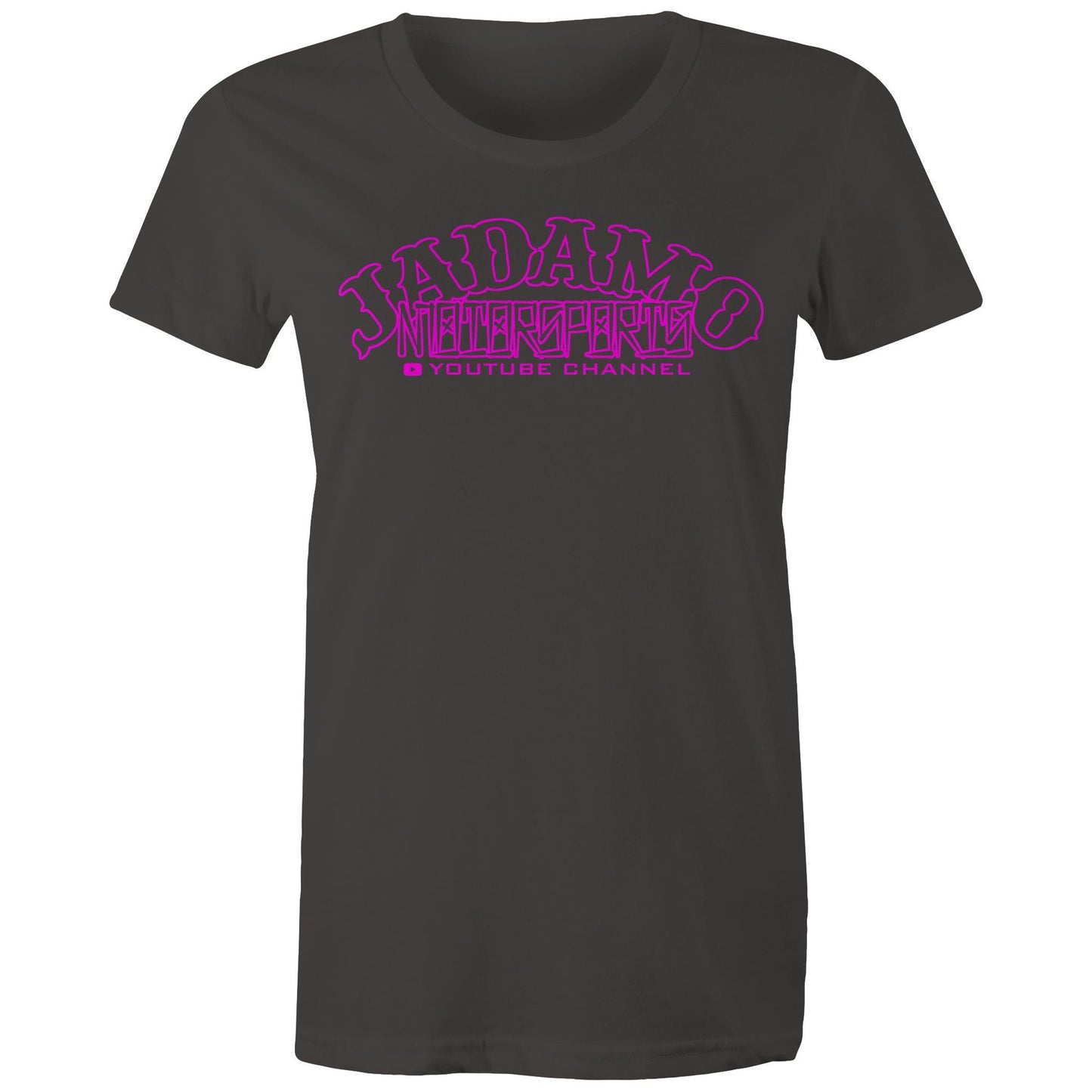 Womens Pink Heavy Metal Tee