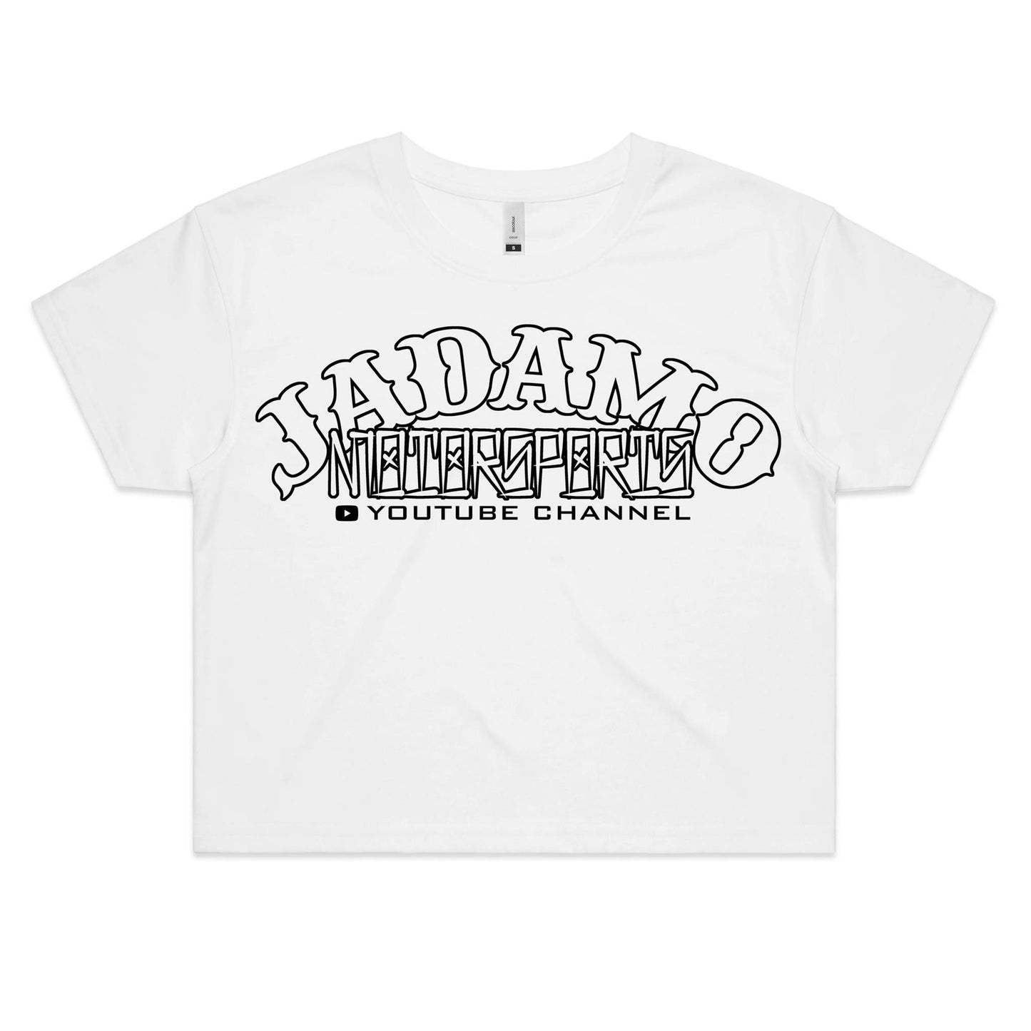 Jadamo "Metal" Women's Crop Tee