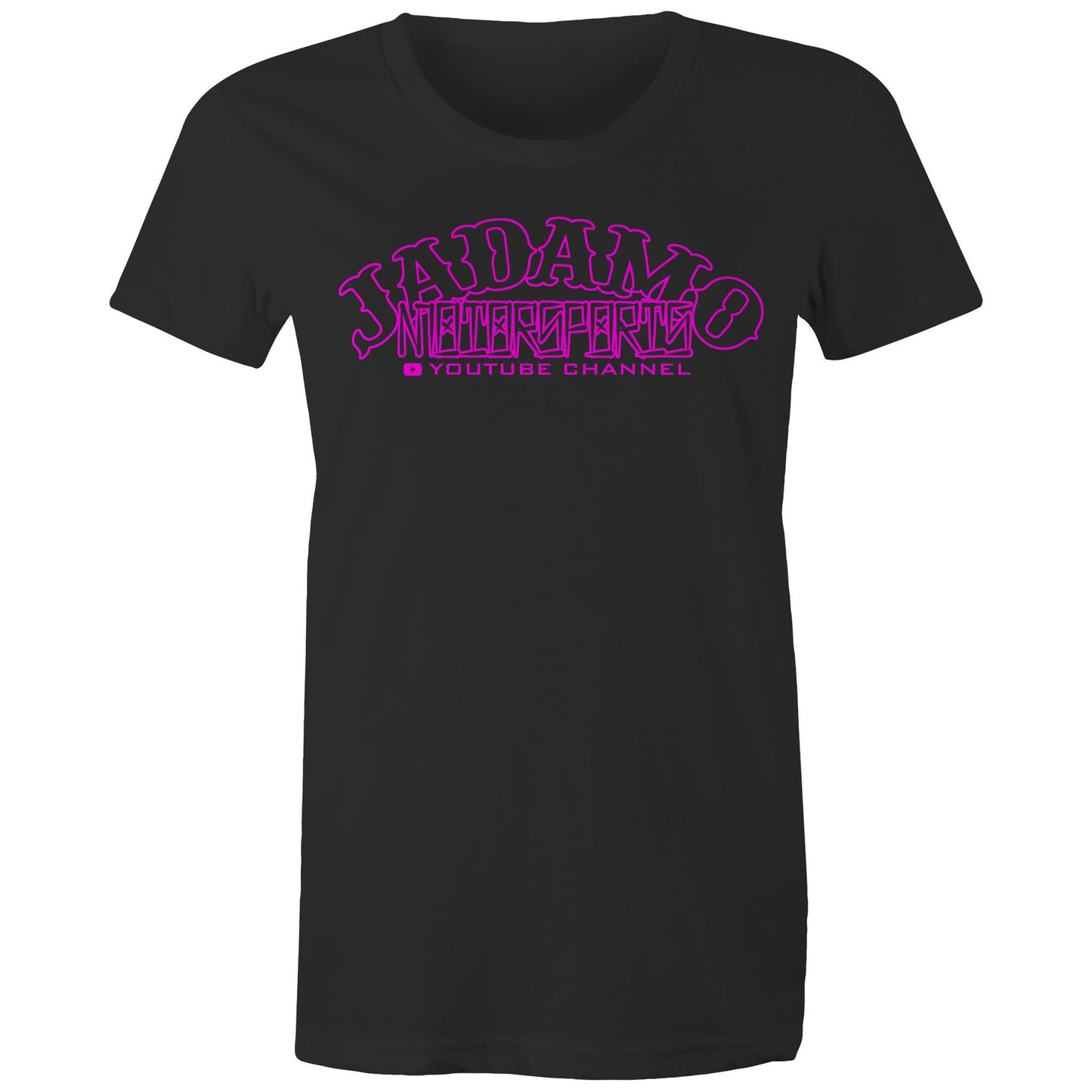Womens Pink Heavy Metal Tee