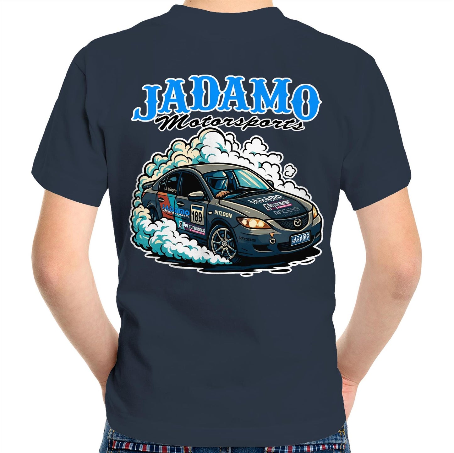 Jadamo Mazda 3 Burnout Kids Tee