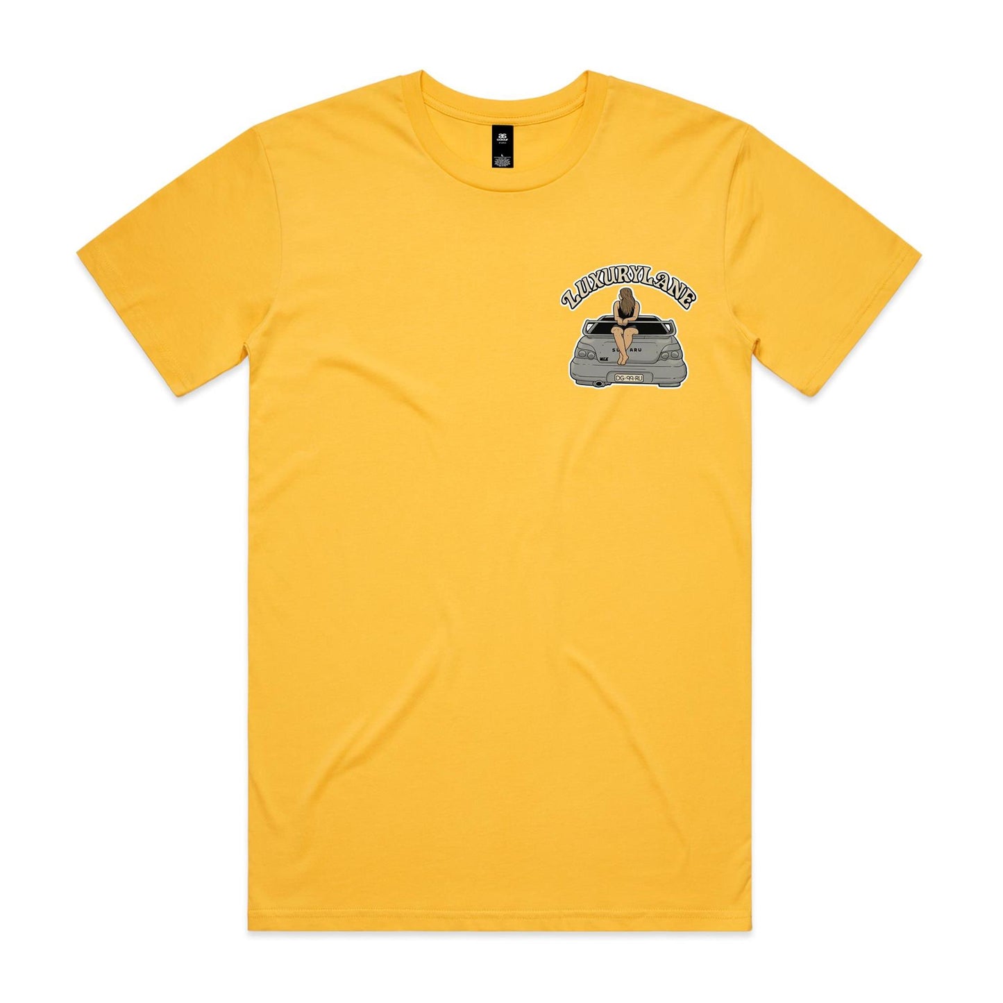 LUXURY LANE MENS AS Colour Staple Tee