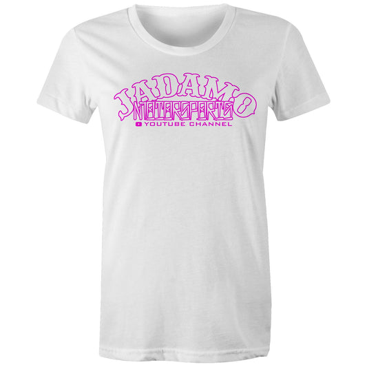 Womens Pink Heavy Metal Tee