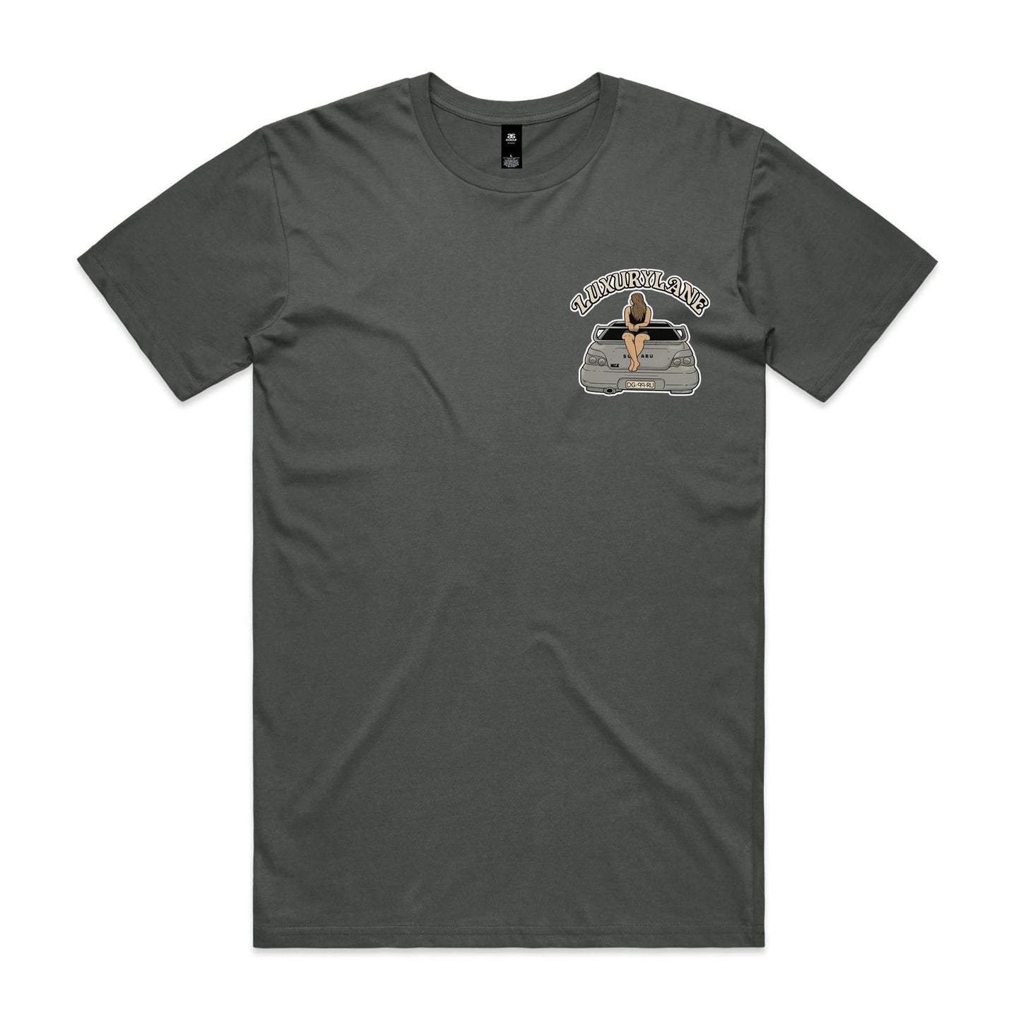 LUXURY LANE MENS AS Colour Staple Tee