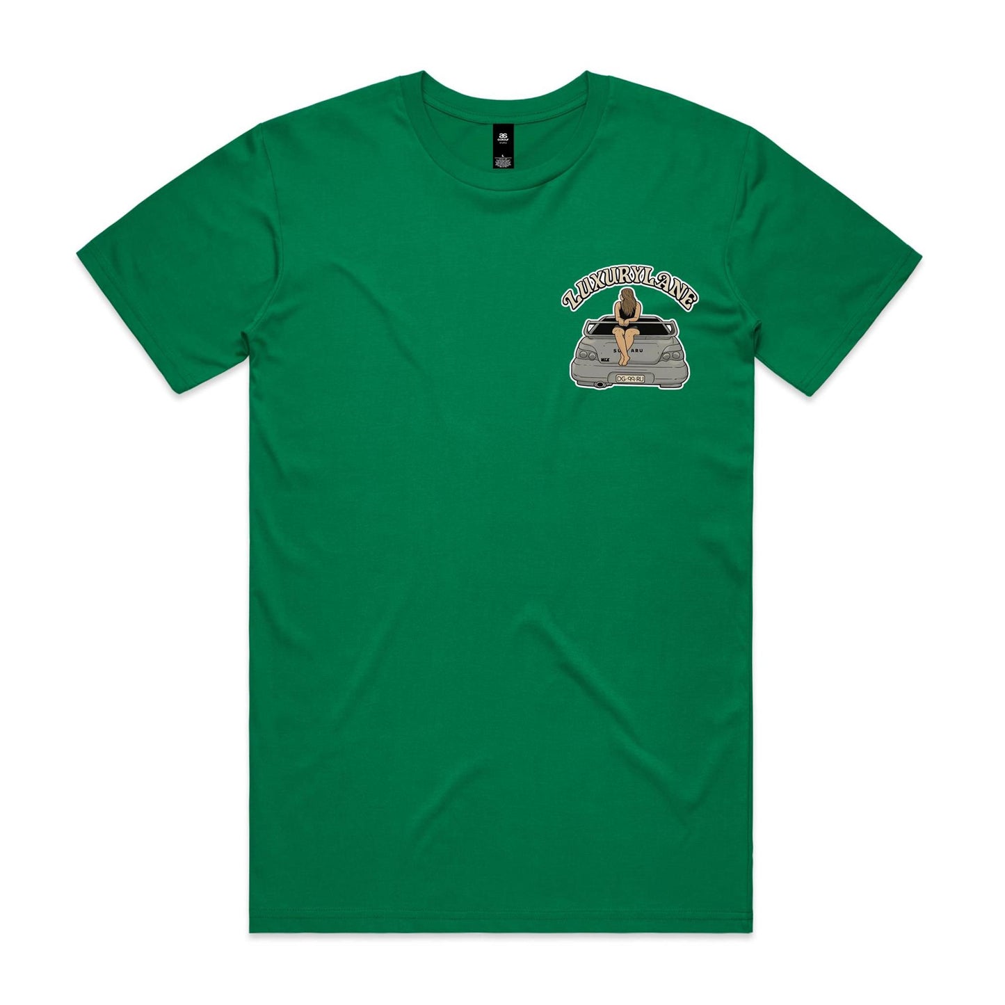 LUXURY LANE MENS AS Colour Staple Tee