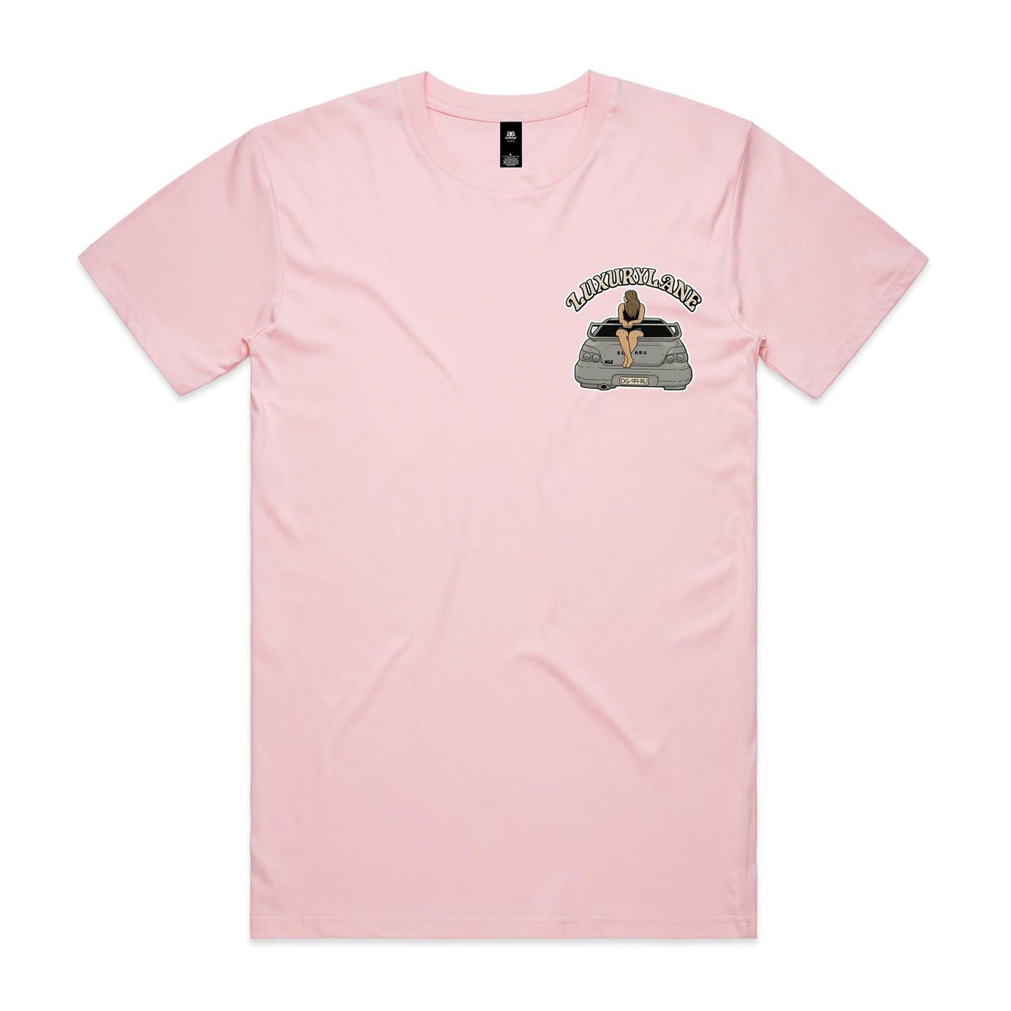 LUXURY LANE MENS AS Colour Staple Tee