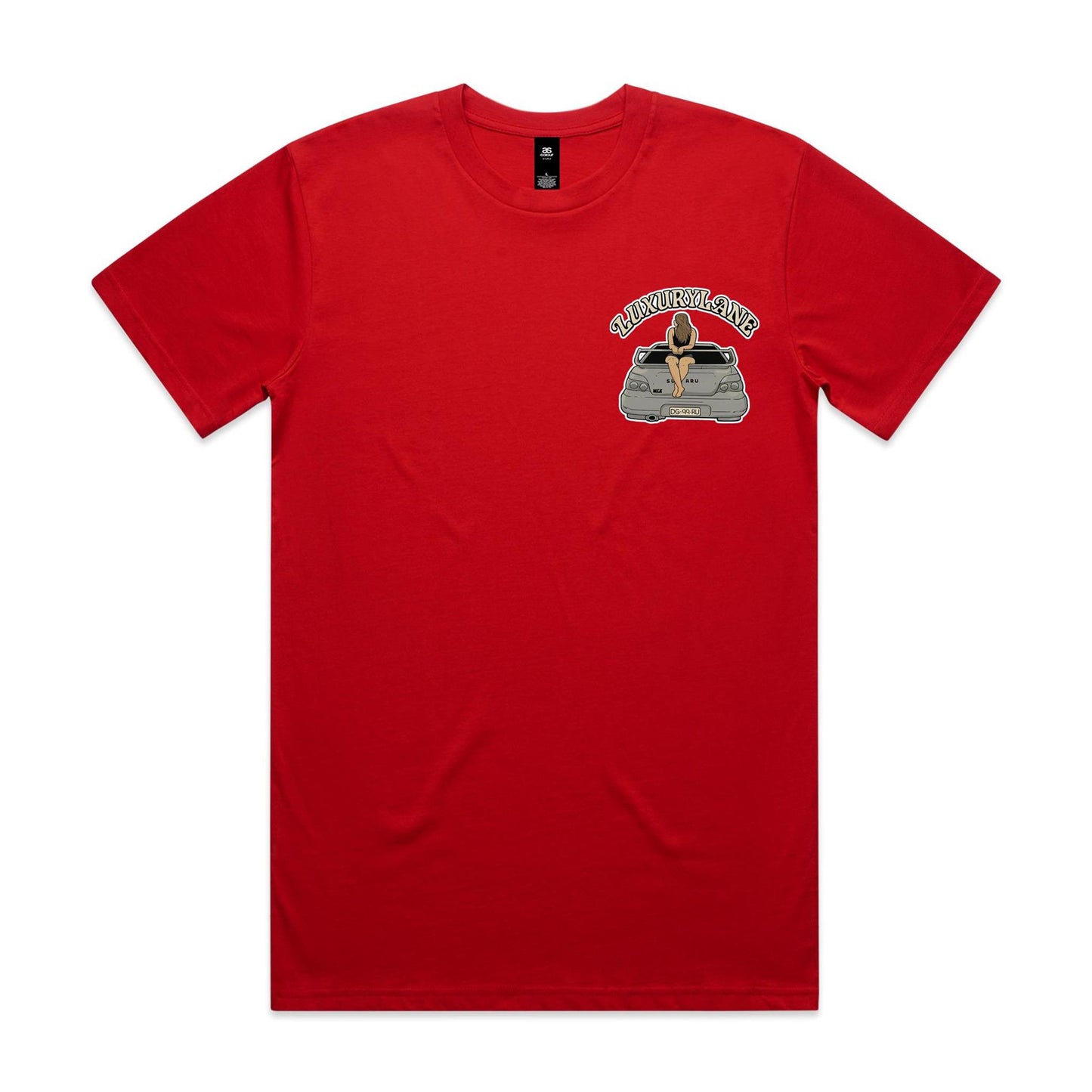 LUXURY LANE MENS AS Colour Staple Tee