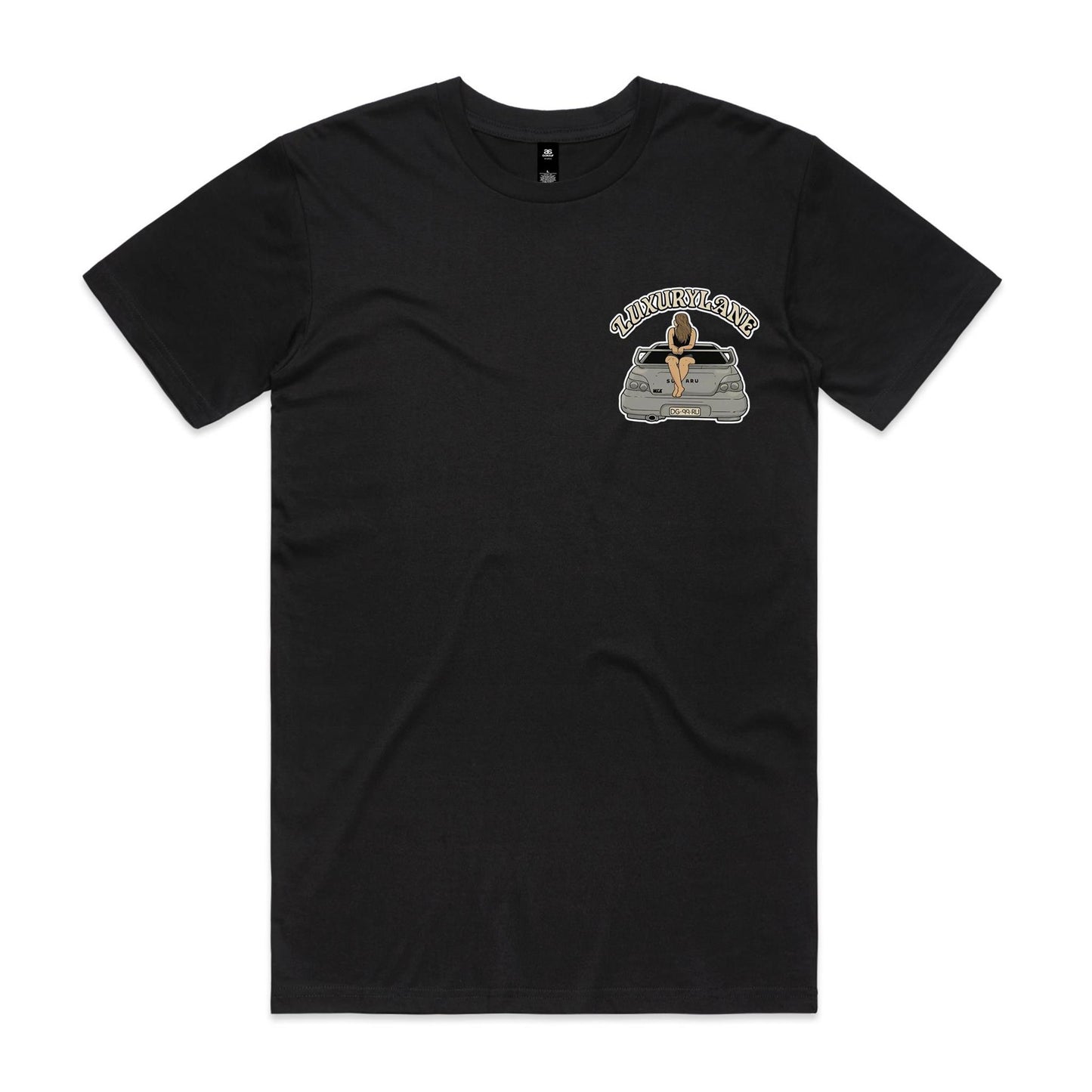LUXURY LANE MENS AS Colour Staple Tee
