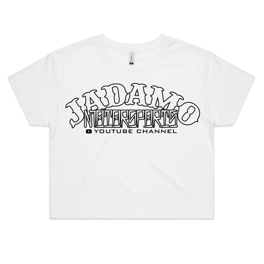 Jadamo "Metal" Women's Crop Tee