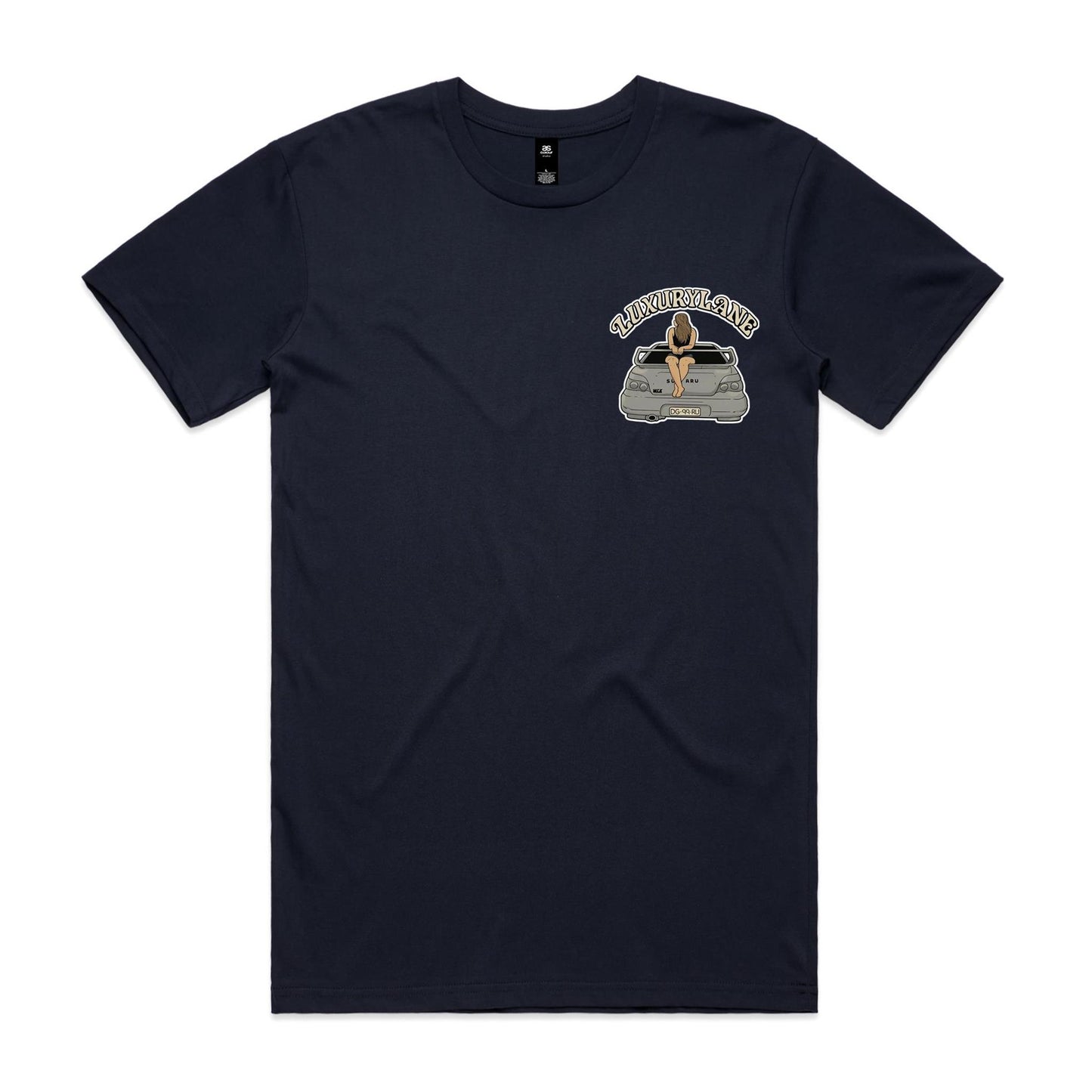 LUXURY LANE MENS AS Colour Staple Tee